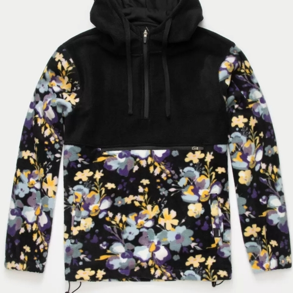 RSQ | Shirts | Rsq Printed Polar Mens Fleece Hoodie Size Xl Black Mu |  Poshmark